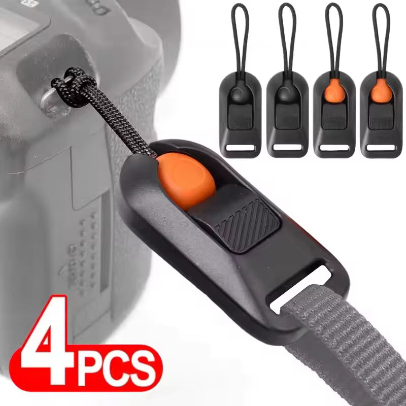 4PCS Camera Quick Release Anchors Neck Strap Clip for Sony Canon Nikon Fujifilm